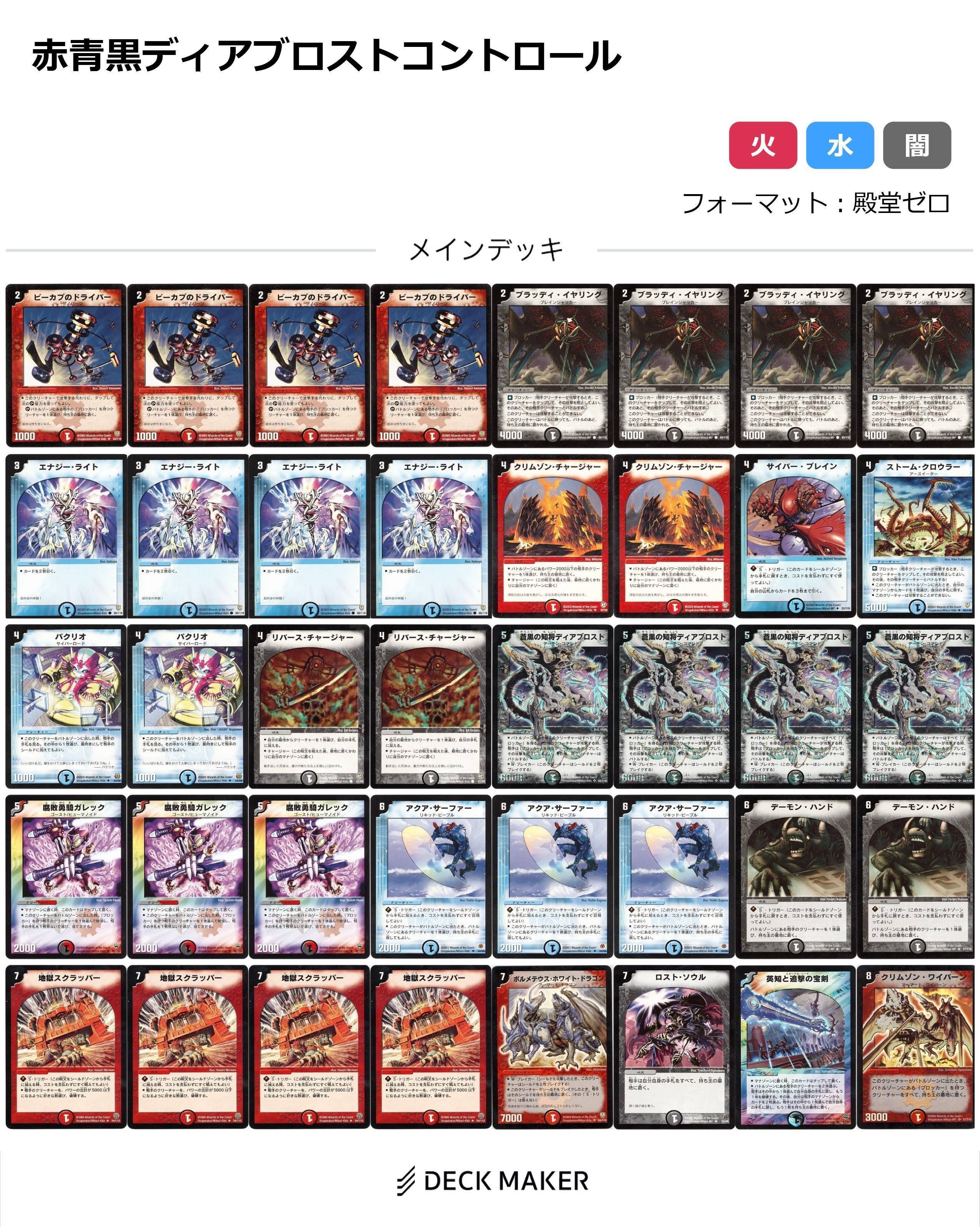 デュエマクラシック05＋ デッキレシピ一覧｜ろりみーちゃん