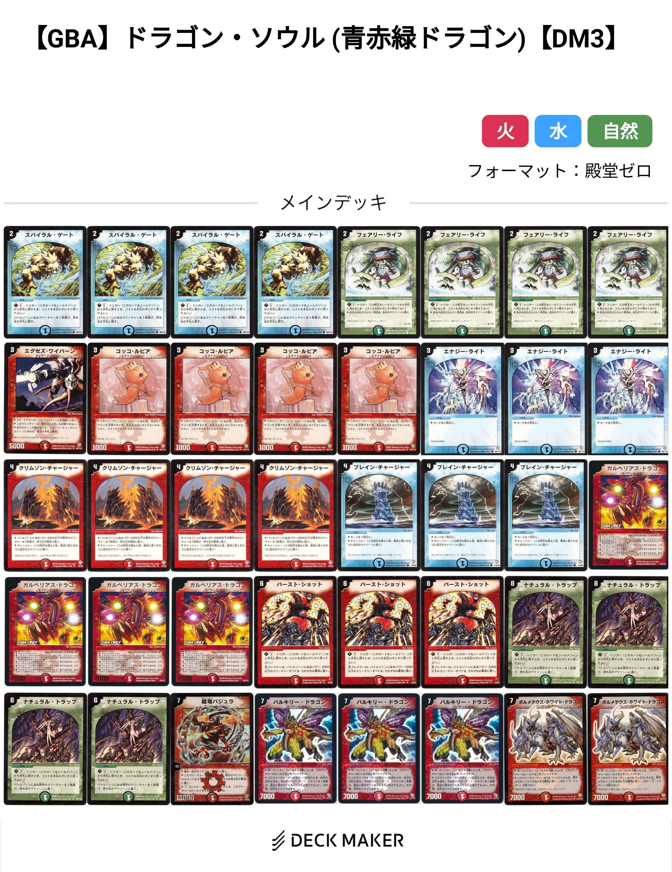GBA】デュエル・マスターズ3 マイデッキ紹介&ゲーム内環境を検証して
