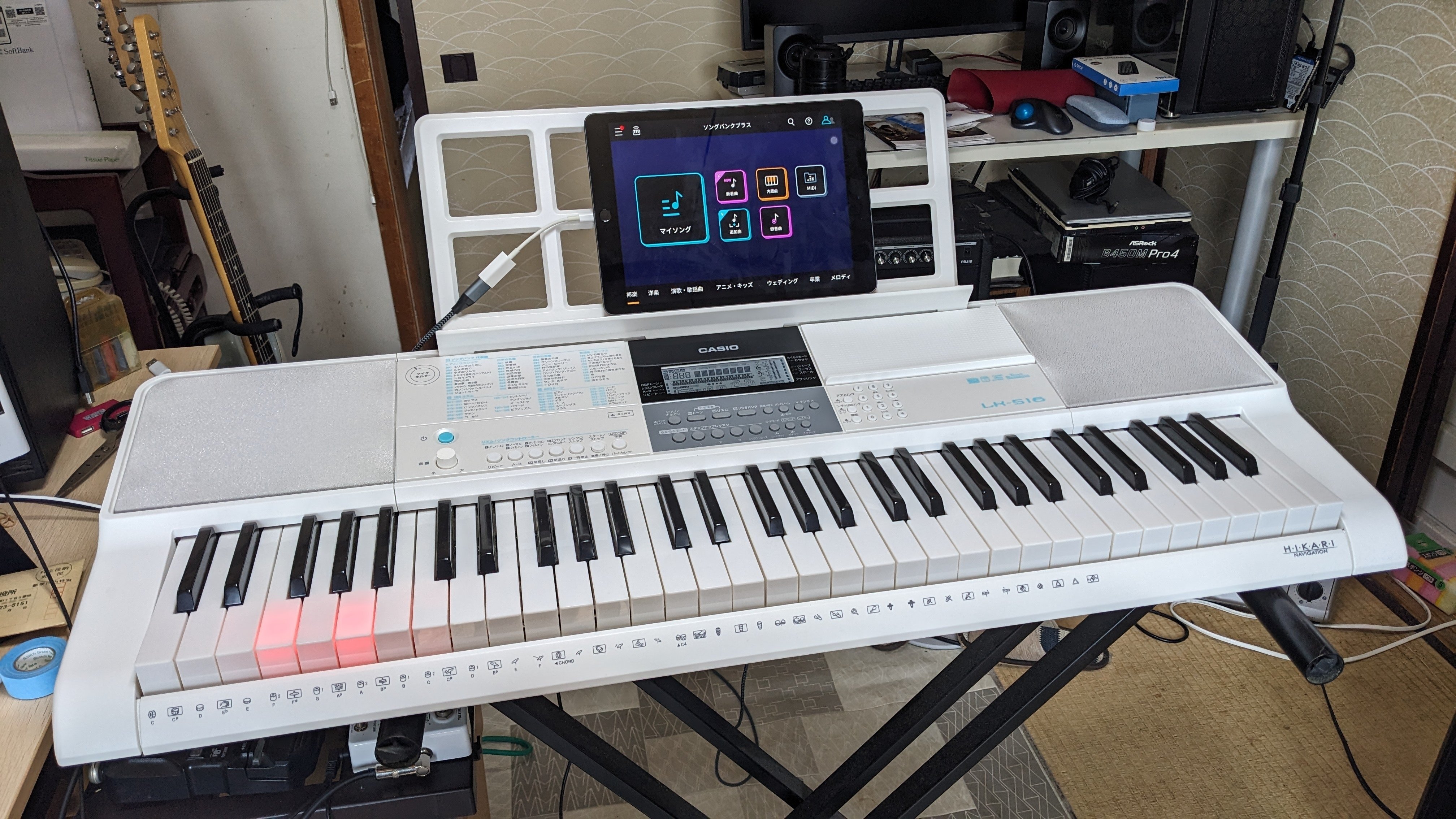 光ナビゲーションキーボード（中古）で、コードエクササイズ｜renzhen