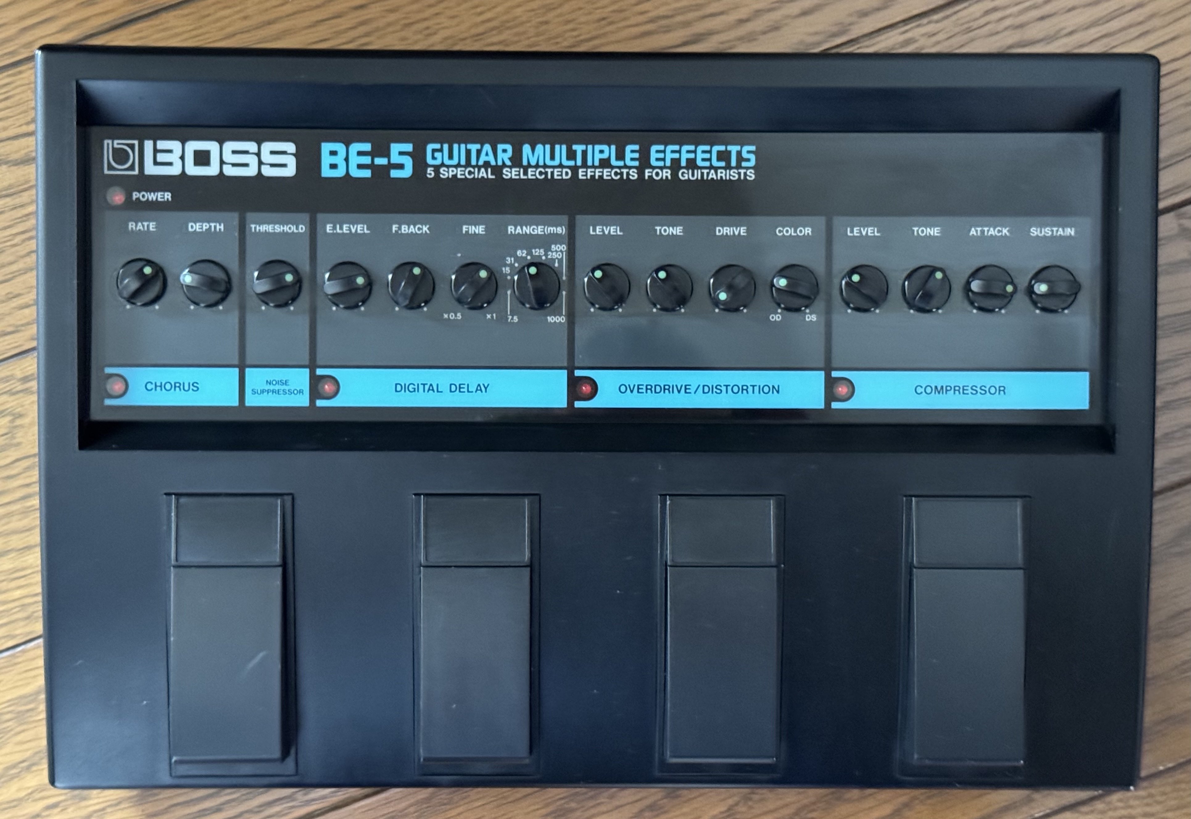 わたしのエフェクター事情 と BE-5の謎｜まんぼう