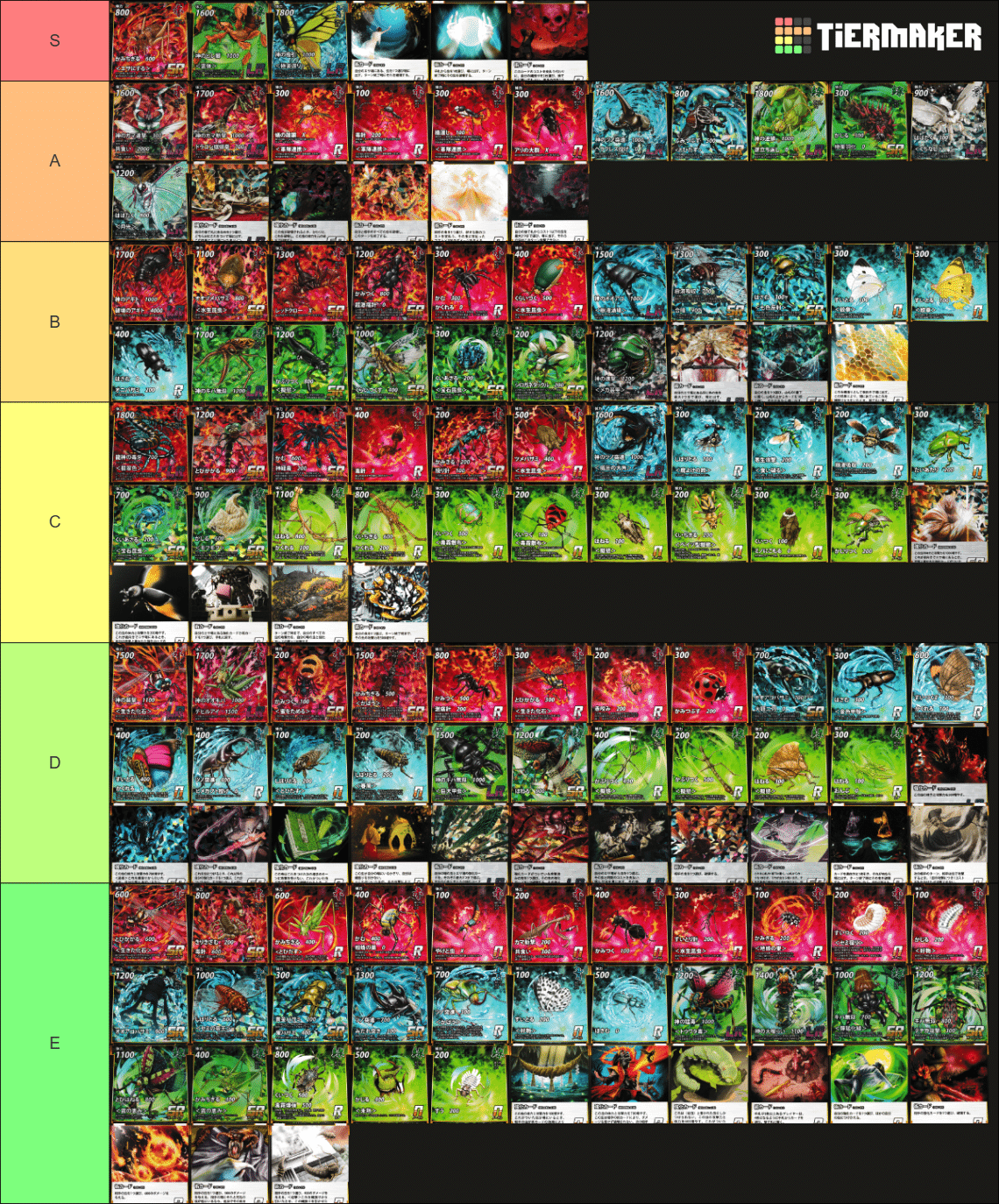 蟲神器】6弾環境_各カードTier表｜Noi