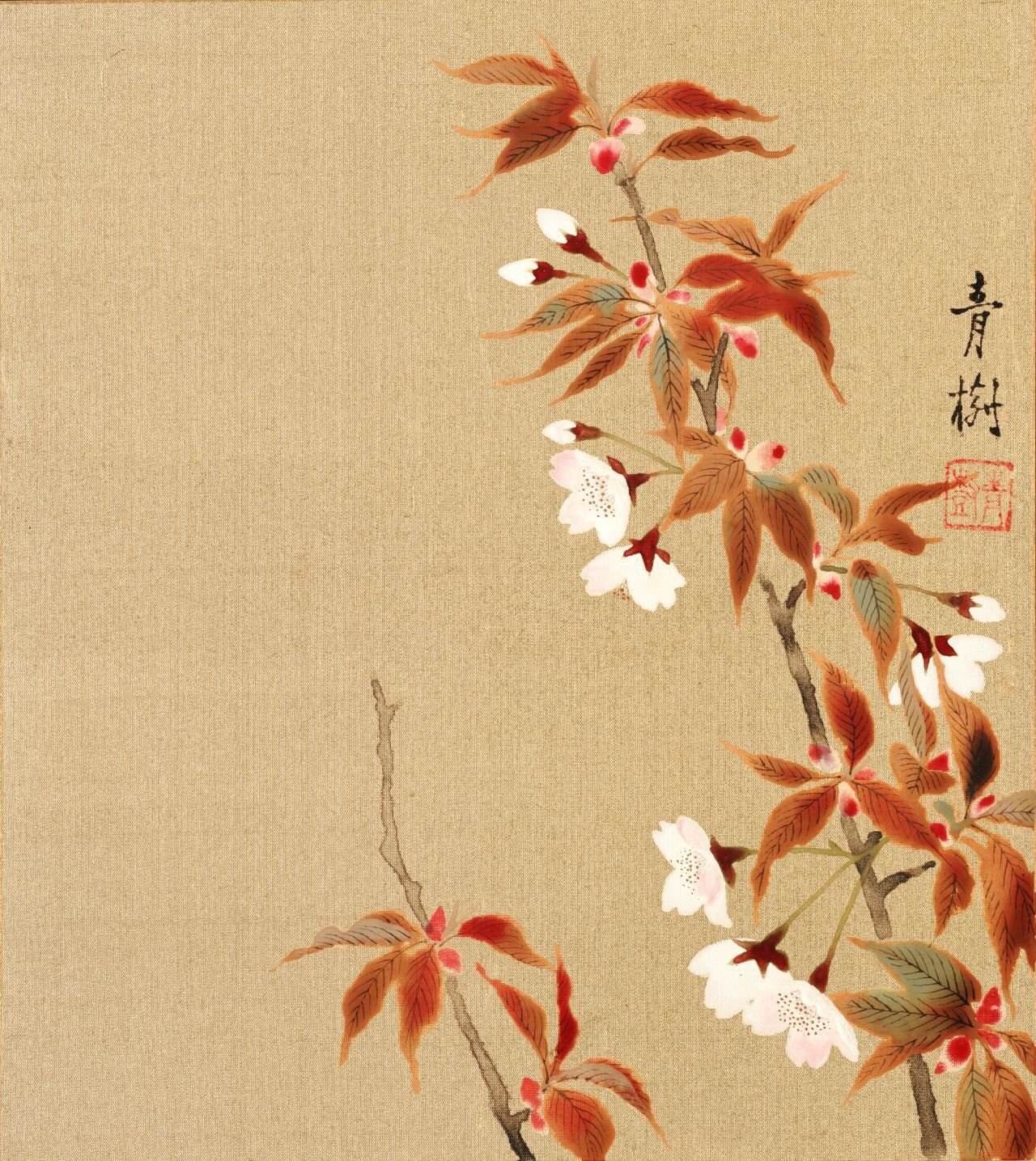 作品一覧】小茂田青樹《十二ヶ月図》｜講談社野間記念館