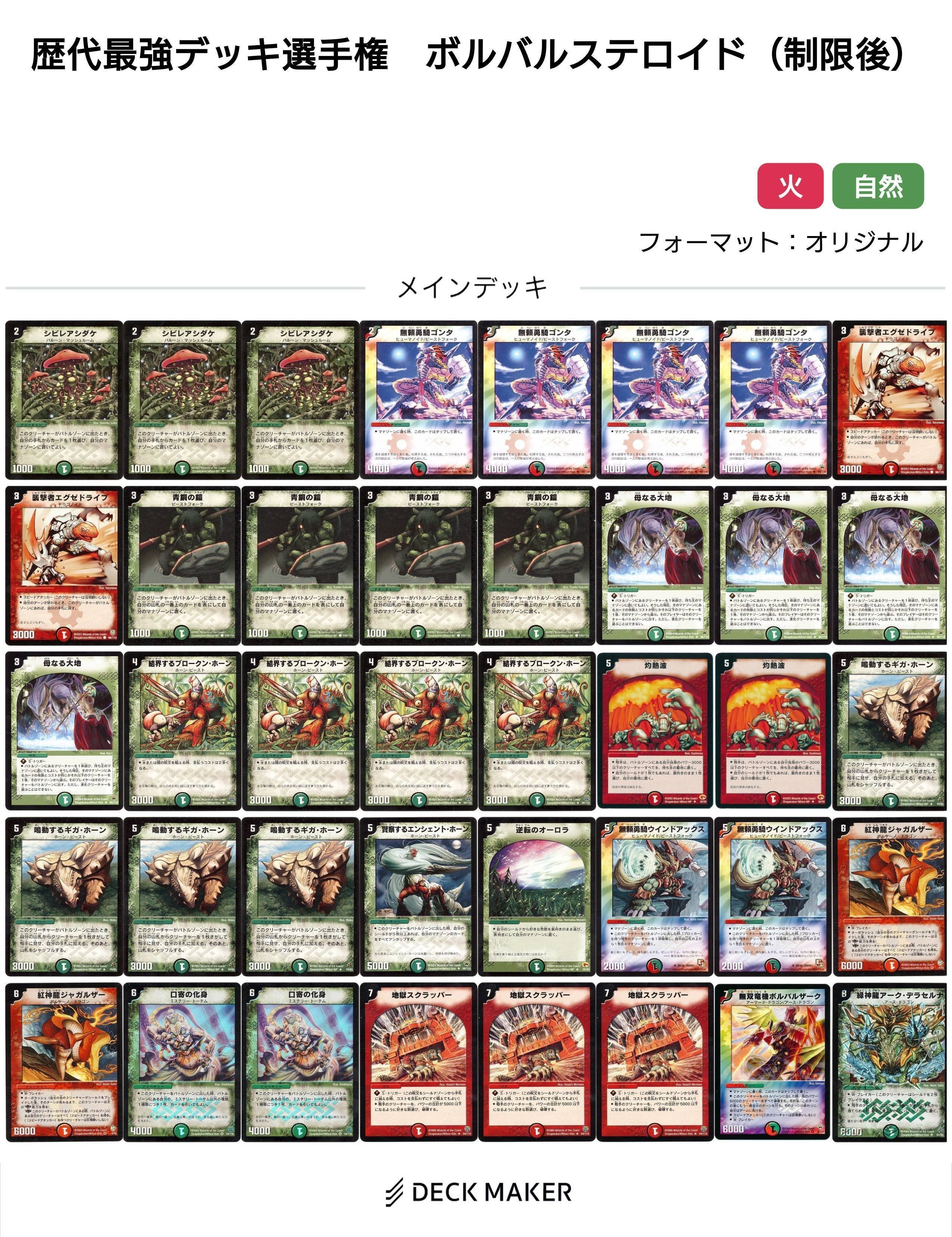 ボルバルザーク系（ブラック、ブルー、ステロイド、カウンター