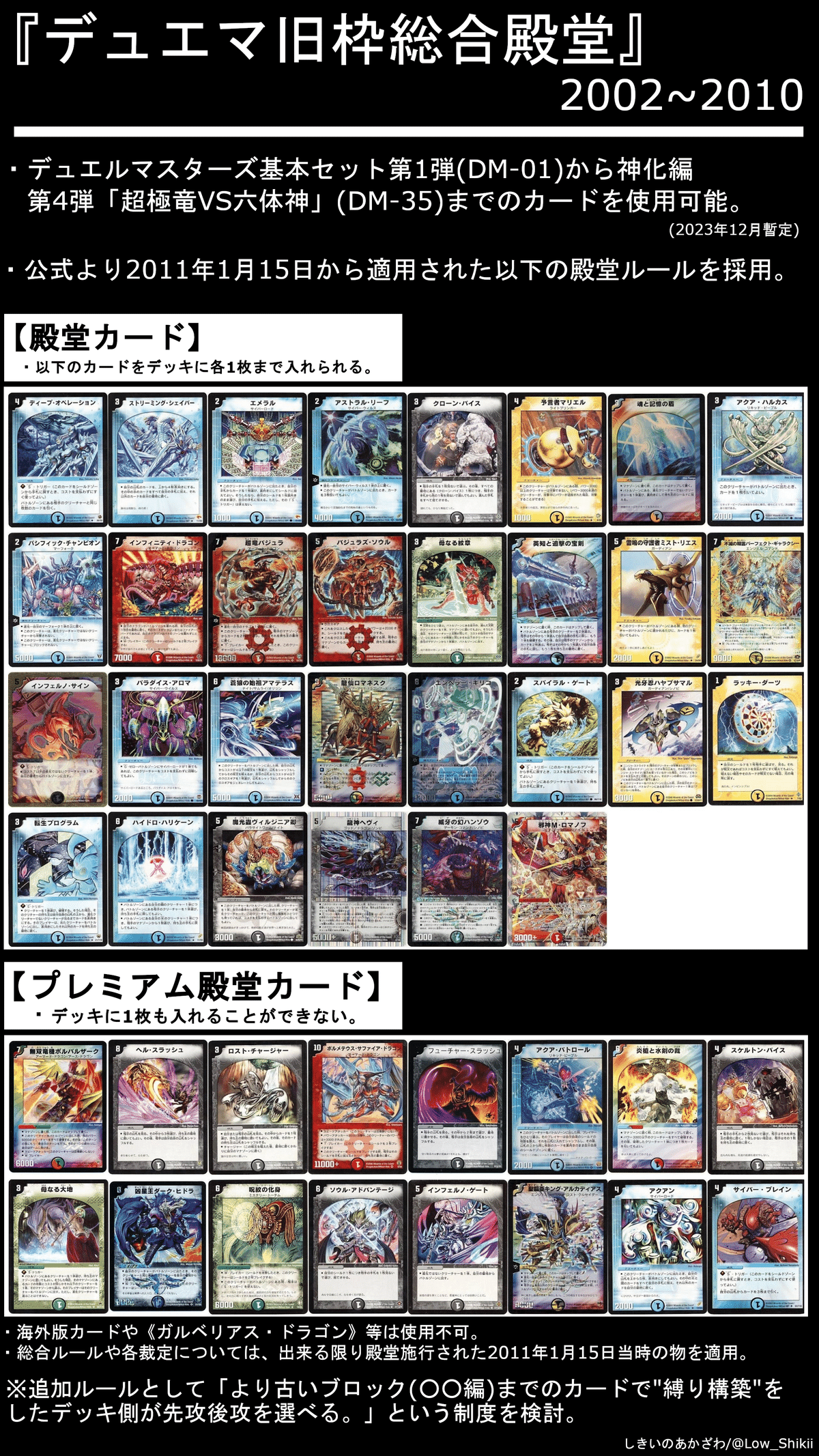 旧枠総合デュエマ(不死鳥編)』対戦会レポ 2025年9月｜しきいのあかざわ