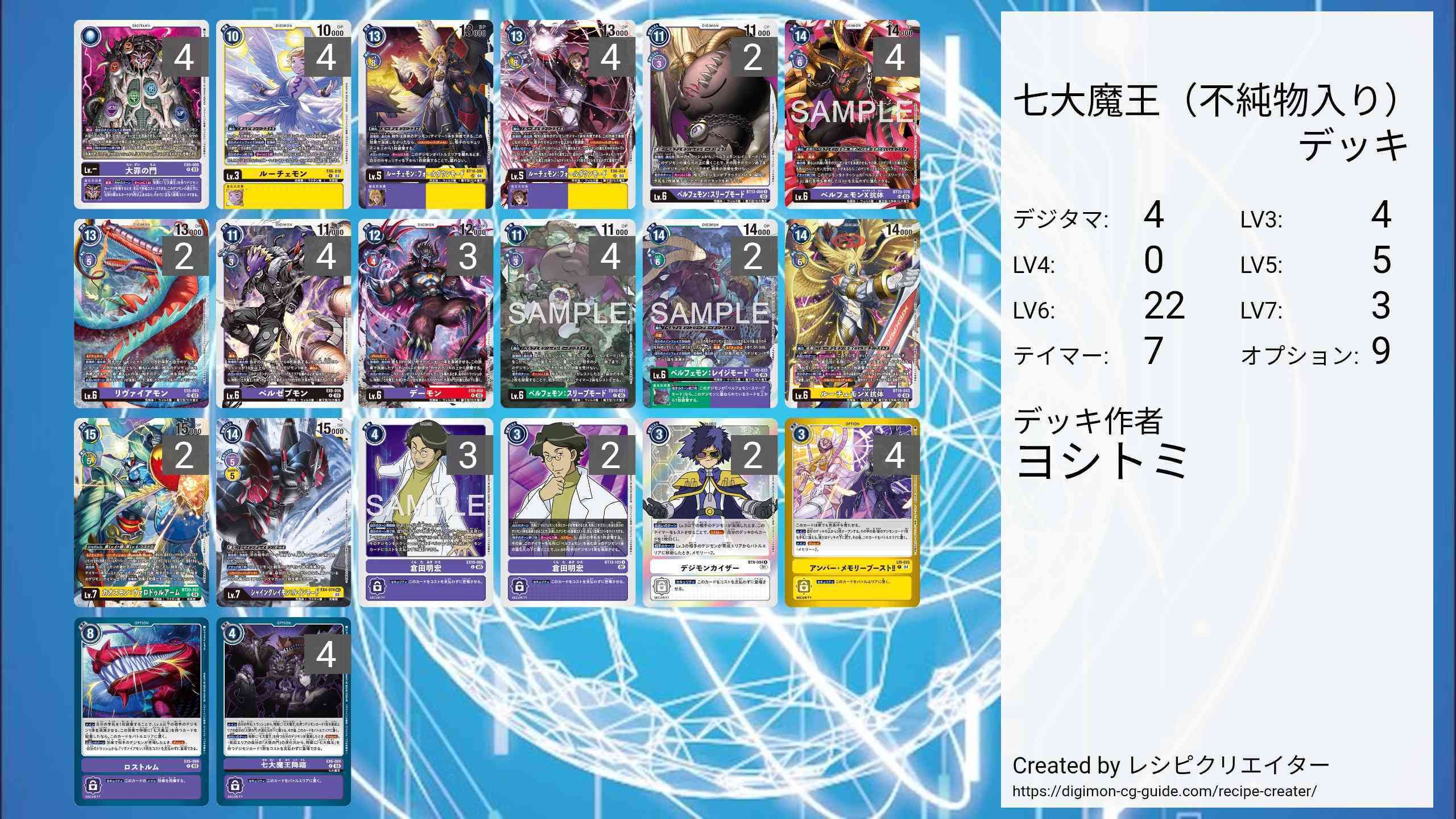 七大魔王（不純物入り）｜ヨシトミ