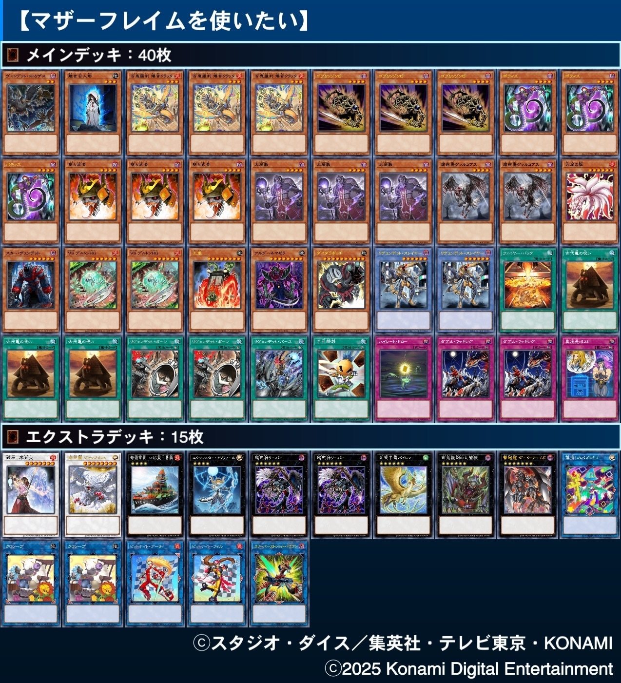 NRデッキ紹介【マザーフレイムを使いたい】(遊戯王ひとりアドカレ2025