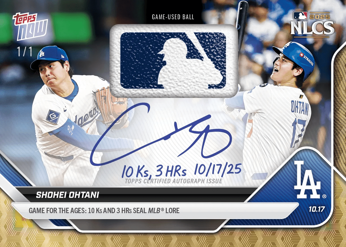 Topps NOW大谷翔平カードの紹介｜歴史的瞬間を切り取るコレクション