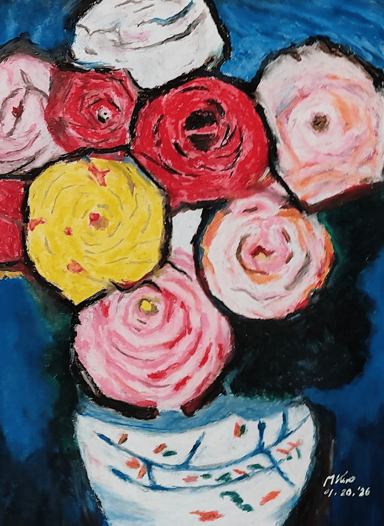 絵画ミニミニミステリー 第149回「林武『薔薇』1960年代