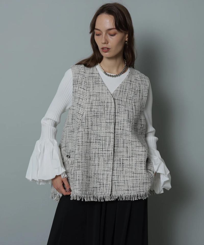 CADUNE(カデュネ)の「≪川上桃子さんコラボ≫袖バルーンニット」 - PARTE