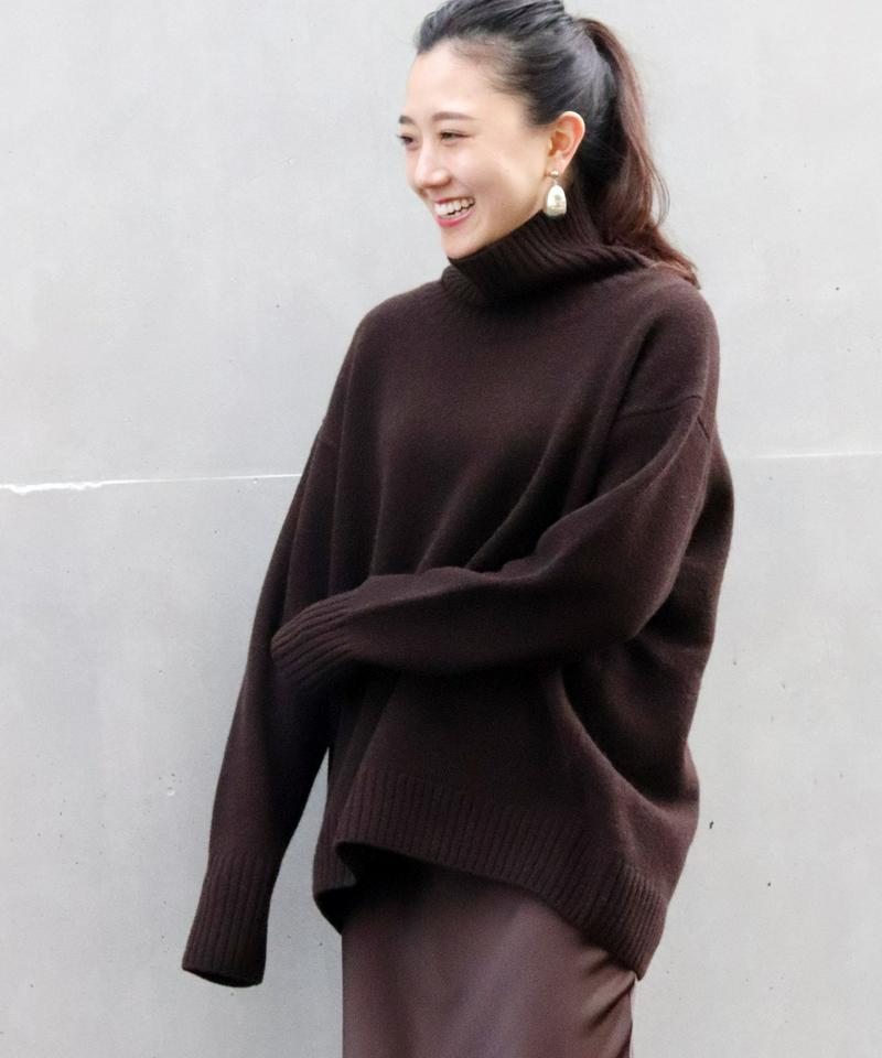 Plage(プラージュ)の「スーパーファインウールカシミヤタートルプル