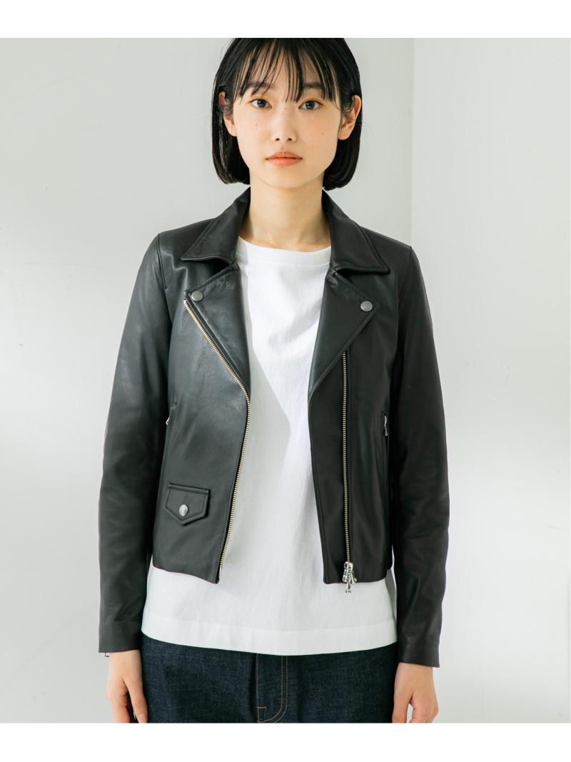 STUDIOUS(ステュディオス)の「モイストラムダブルライダースジャケット