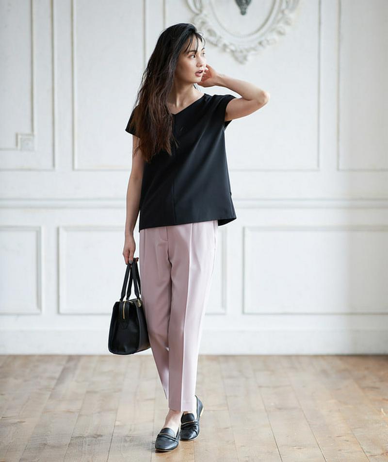 PLST(プラステ)の「PLST 2WAYストレッチテーパードパンツ」 - PARTE