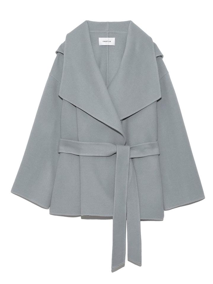 FRAY I.D(フレイ アイディー)の「2wayフードショートリバーコート