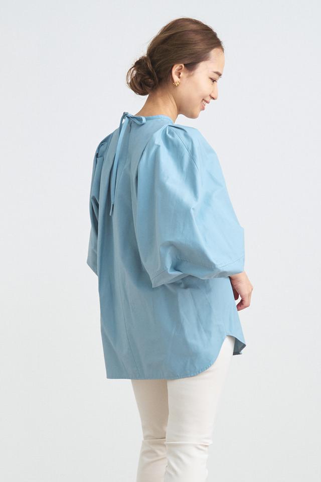 yori(ヨリ)の「ビッグパフスリーブブラウス【2021AW】9月中旬発売予定