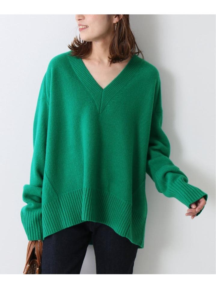 FRAMeWORK(フレームワーク)の「ウールカシミヤ Vネックプルオーバー