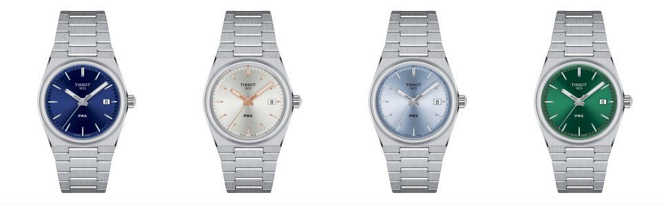 ティソ PRX QUARTZ 2022年新作「PRX クォーツ 35mm」～さらに「ティソ