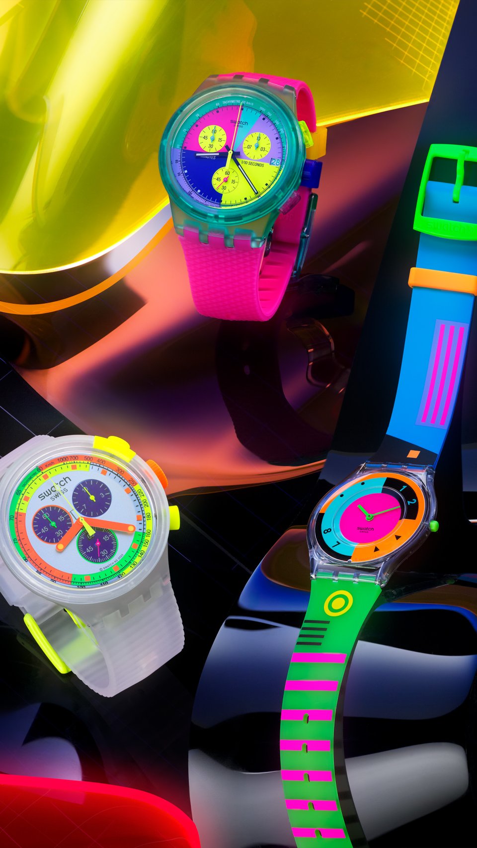 Swatchが アイコニックなデザインをリバイバル～80-90年代のデザインを