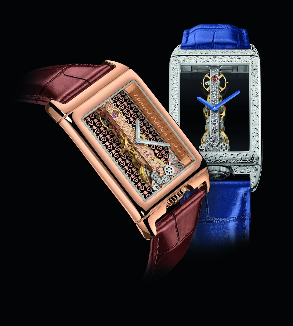 コルムのアイコニックピース「ゴールデンブリッジ」の40周年を記念して