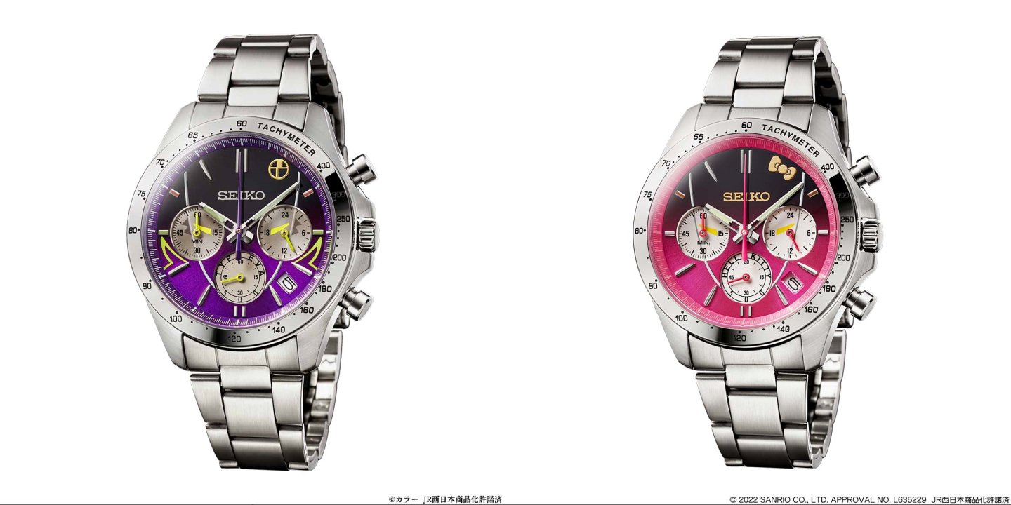 ハローキティSEIKO腕時計セイコー500系新幹線25周年ウォッチ