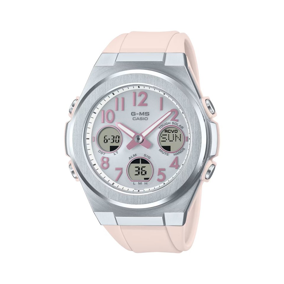 カシオ“BABY-G”の上位ライン「ジーミズ」から、アラビック数字を