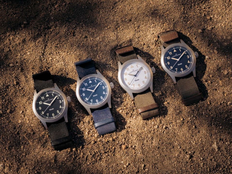 ハミルトン「カーキ フィールド クォーツ」にケース径33mmと38mmの2