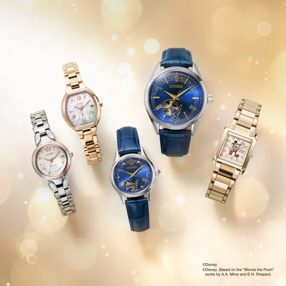 シチズン ディズニーコレクション」から「ラプンツェル」など4作品を