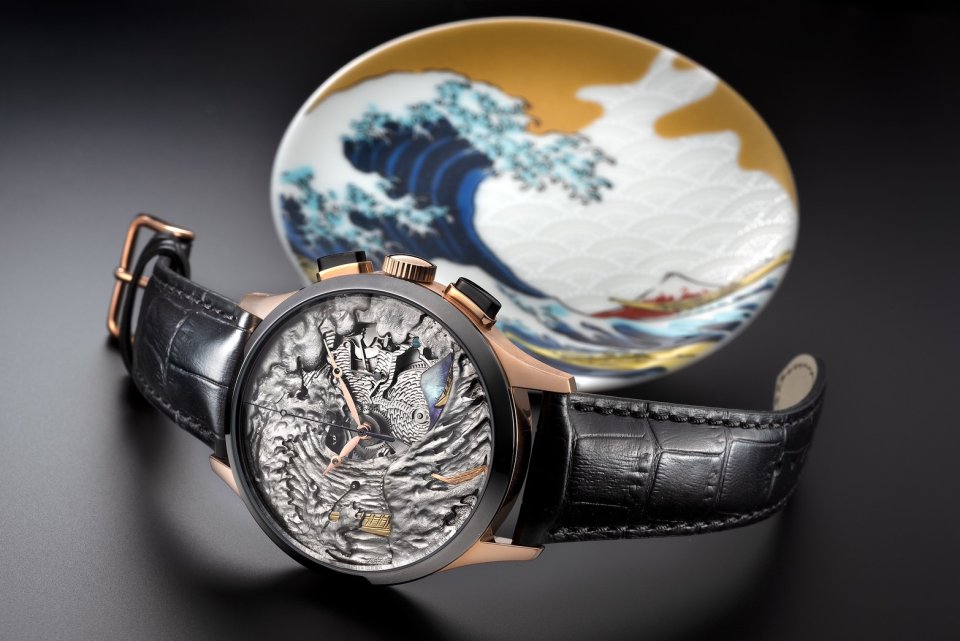 シュトゥルマンスキーから葛飾北斎を手作業でエングレーヴした芸術的