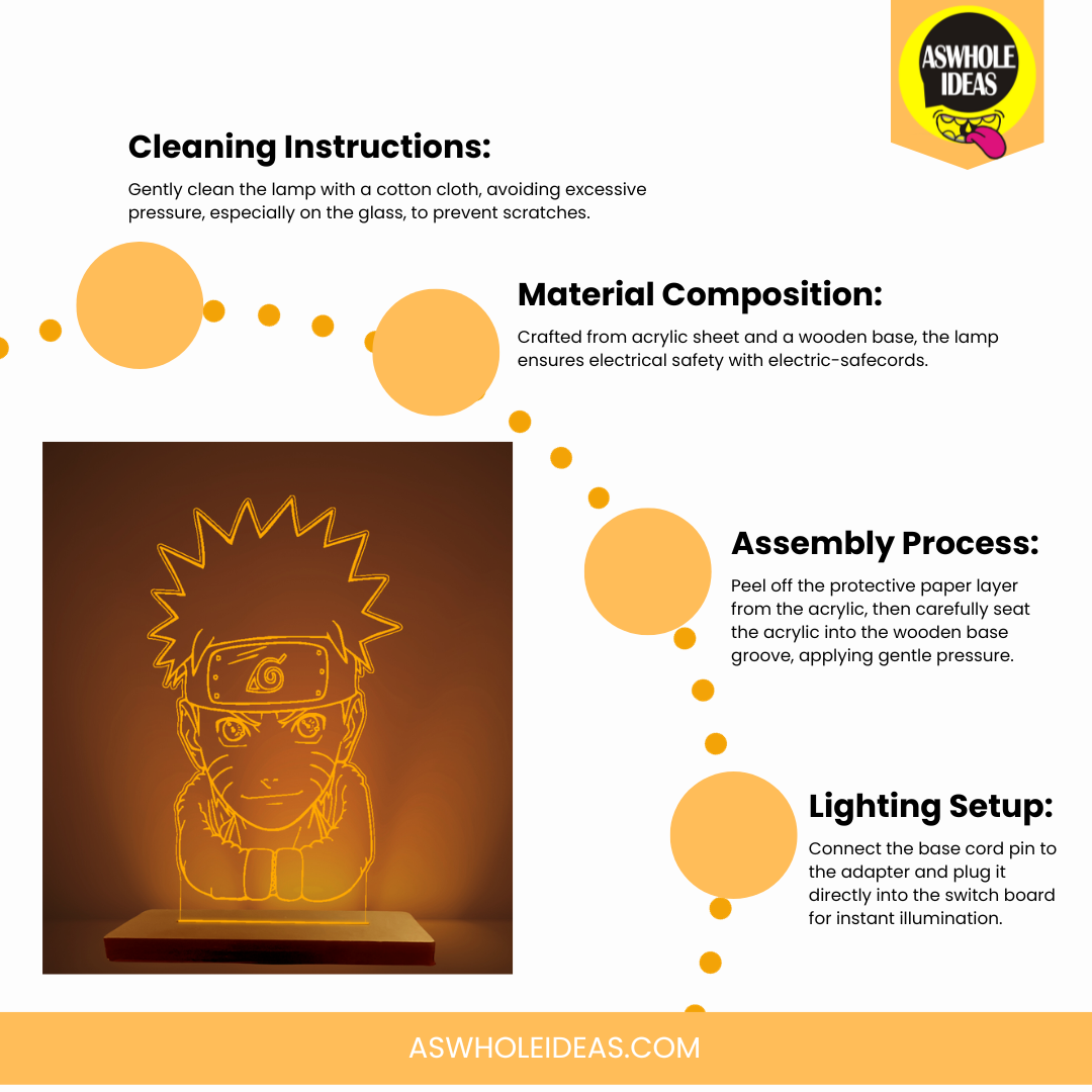 Naruto II Table Lamp - aswholeideas.com