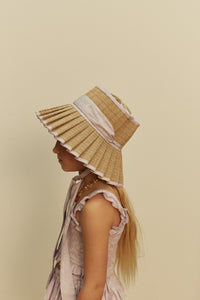 Straw hat woven vintage inspired child. – Apolina
