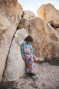 Cotton woven embroidered trousers vintage inspired child. – Apolina