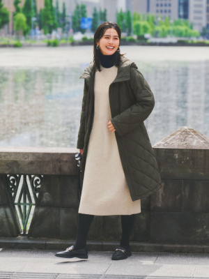 ユニクロ公式 | パフテックロングコートリラックスフィット