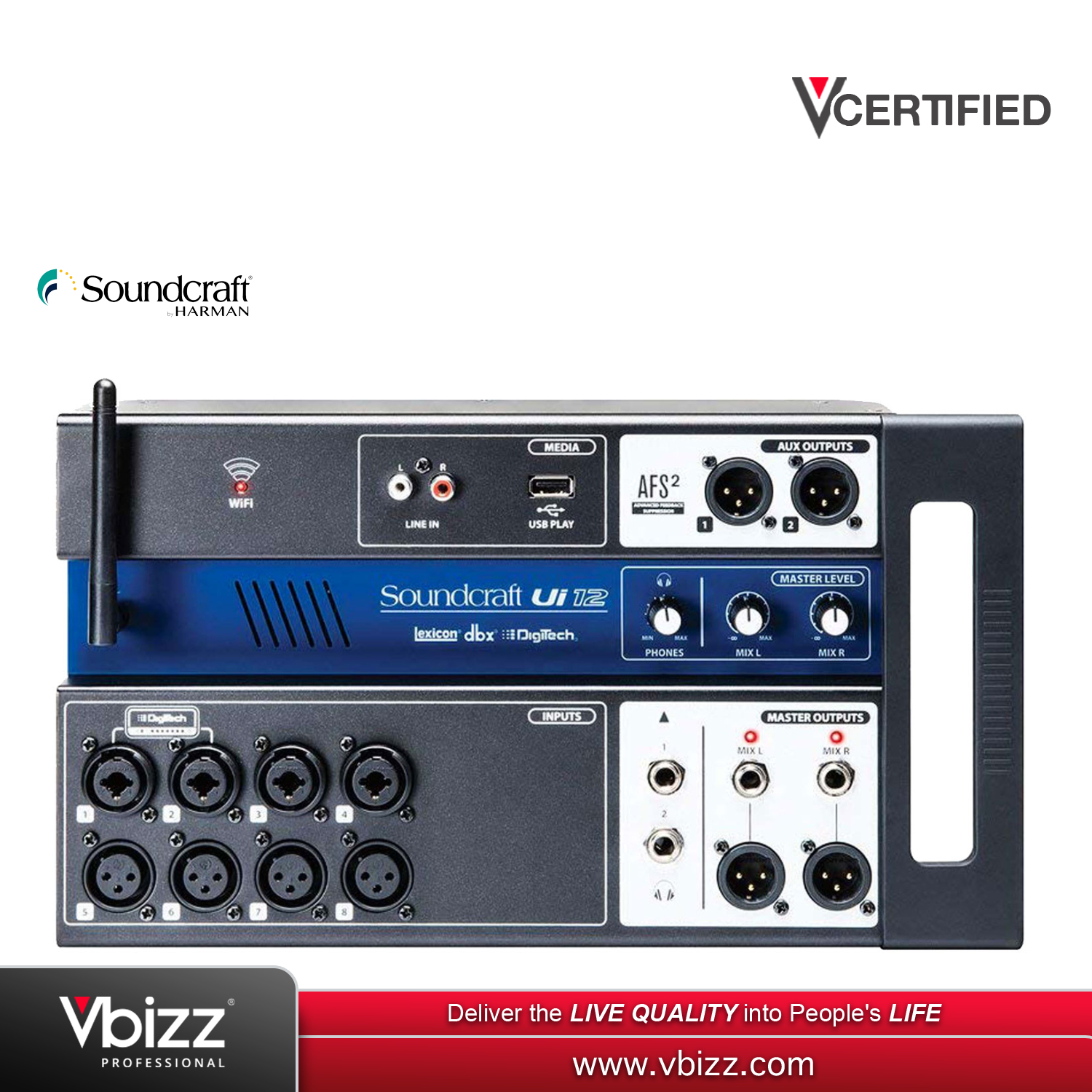 Soundcraft Ui12 Audio Digital Mixer |