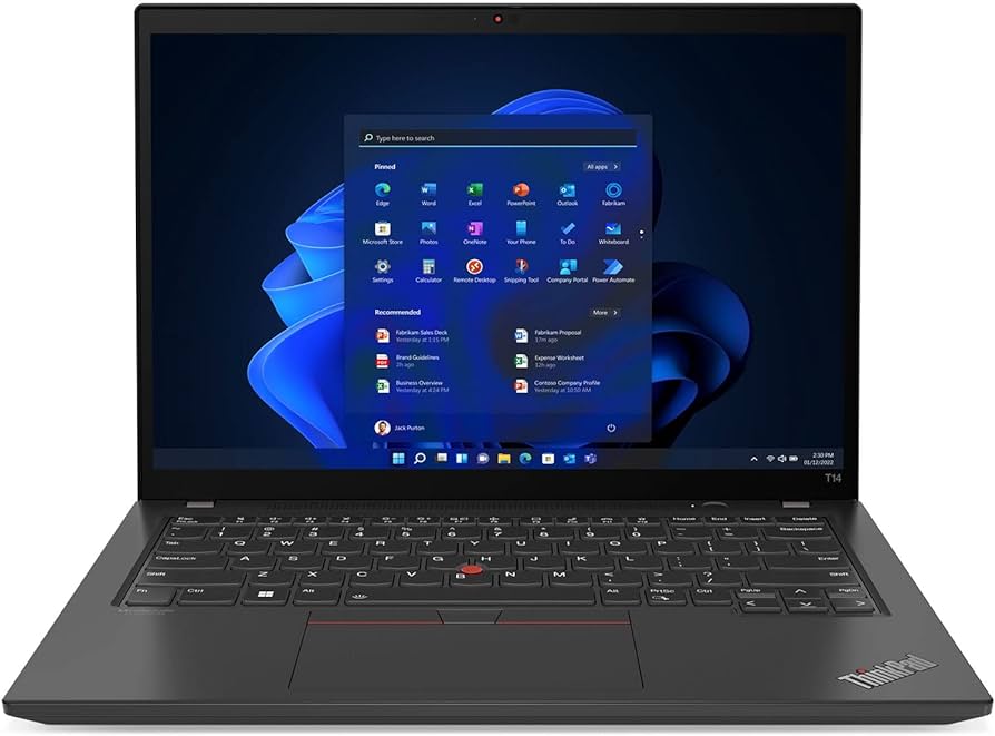 LENOVO THINKPAD T14 Gen 3 Laptop - AMD Ryzen 5 Pro 6650U, 16GB