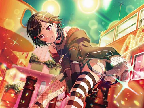 バンドリ！ガルパ】[プリント裏のメロディ]美竹蘭のスキルとイラスト