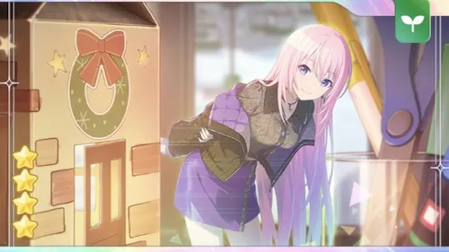 プロセカ】[興味津々ランタン作り！]巡音ルカのカードイラストと衣装