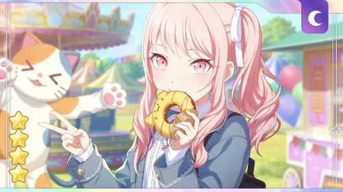 プロセカ】[ドーナツとピース！]暁山瑞希のカードイラストと衣装