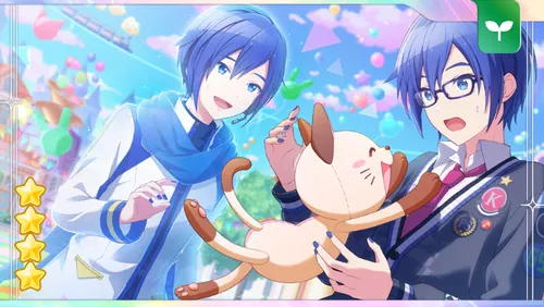 プロセカ】[“不思議”に振り回されて]KAITOのカードイラストと衣装