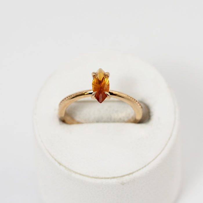 完売品】agete アガット K10 ゴールドリング13号タイガーアイ 金運