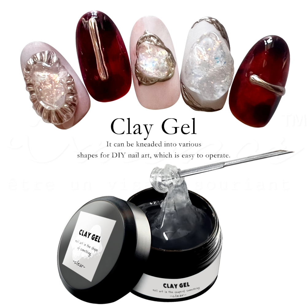 大容量 業務用 13g【クレイジェル -クリア-】粘土ジェル ねんどジェル