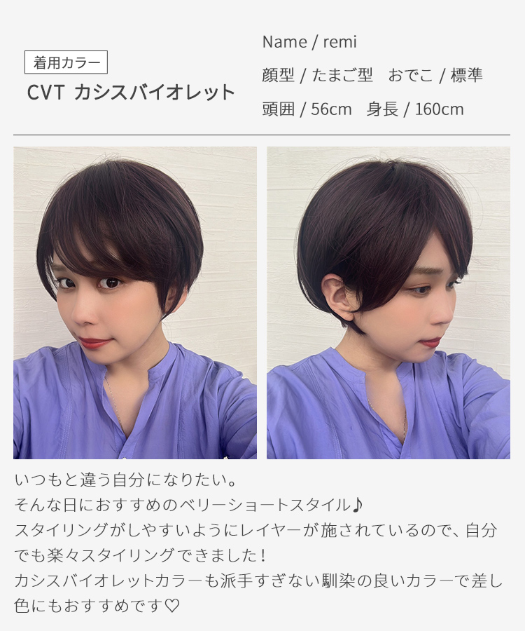 ウィッグ ショート/dailyチェンジショート [wg343]