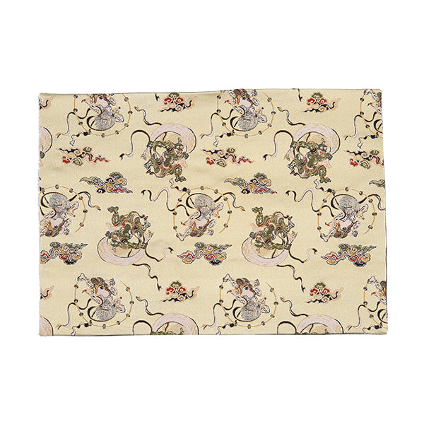 ランチョンマット 西陣 黒｜Place mat Japanese pattern black