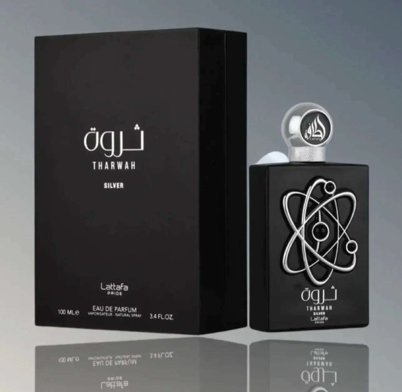 Lattafa Tharwah Silver EDP para hombre en Costa Rica – Aromática CR