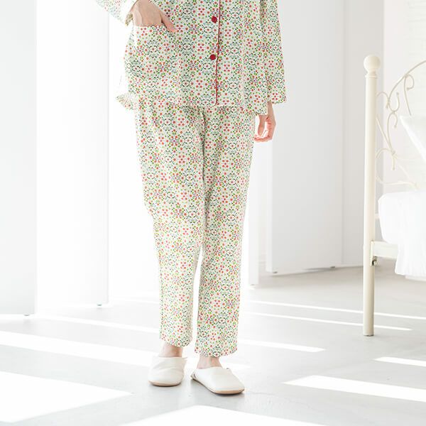 LIBERTY】リバティ 天竺プリント レディース パジャマ 綿100% 高級