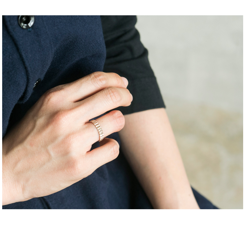 noguchiK14スタッズモチーフリング nn152□ | iroma..aranciato