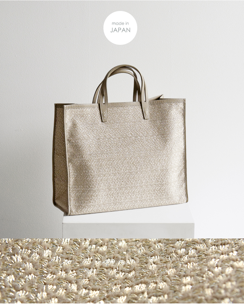 A VACATION ア ヴァケーション カウレザー ハンドル スクエア トート