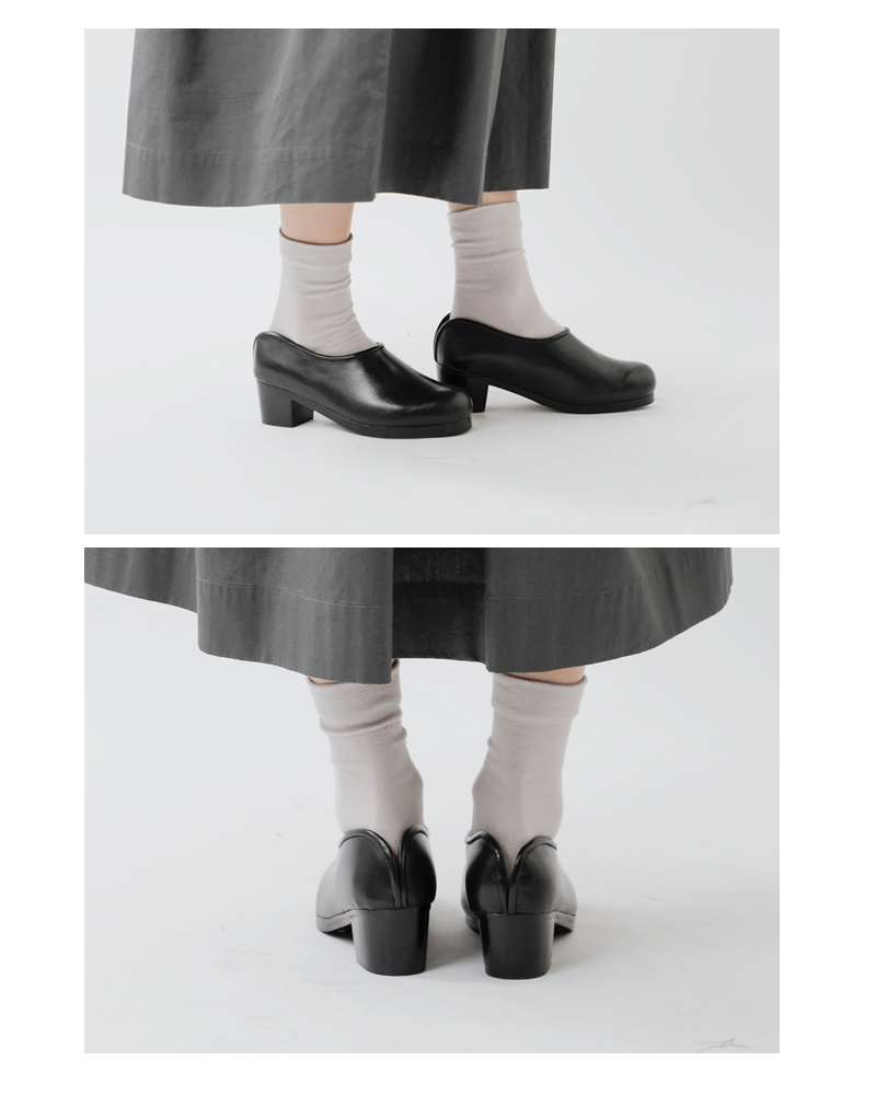 hcubuch フーブ カウレザー サボ “はまぐりがた” h035-ms レディース