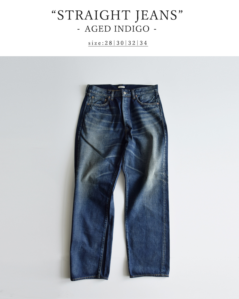 LENO リノ ストレート デニム パンツ “STRAIGHT JEANS” leno-j006a-ms