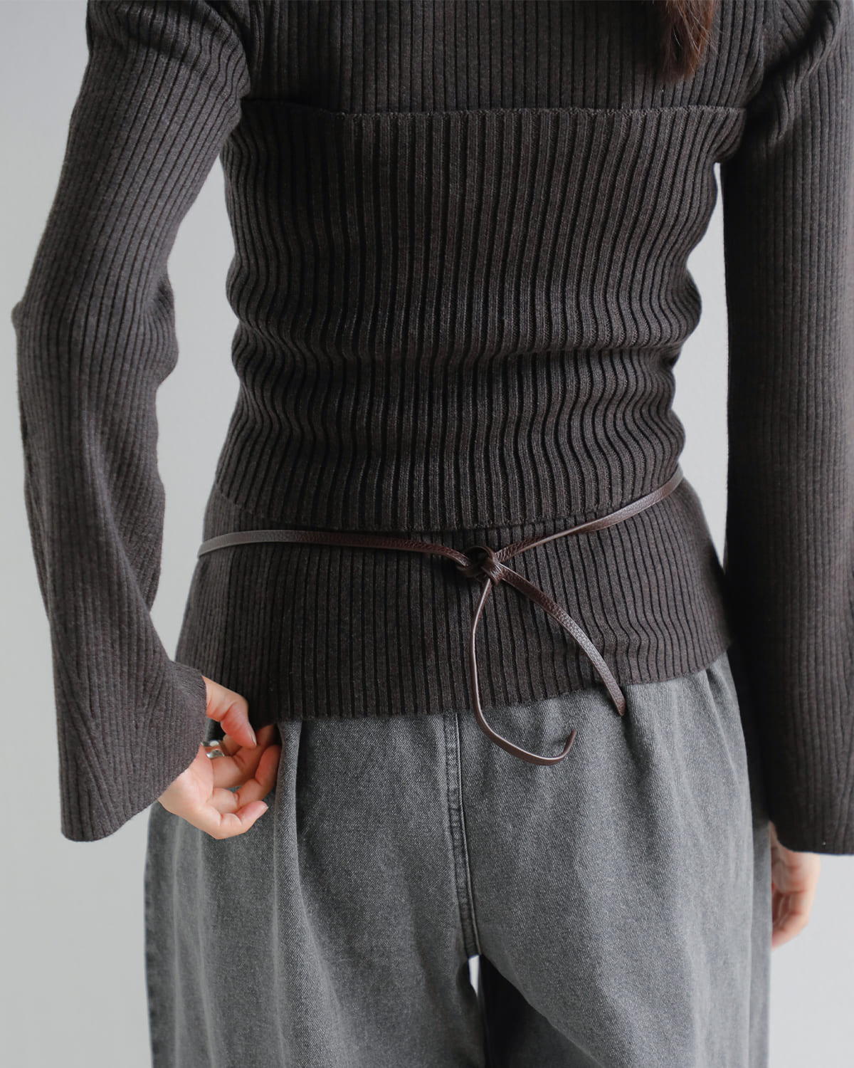 anuke アンヌーク エコレザー ウエスト ミニ ポーチ “Ecoleather Waist