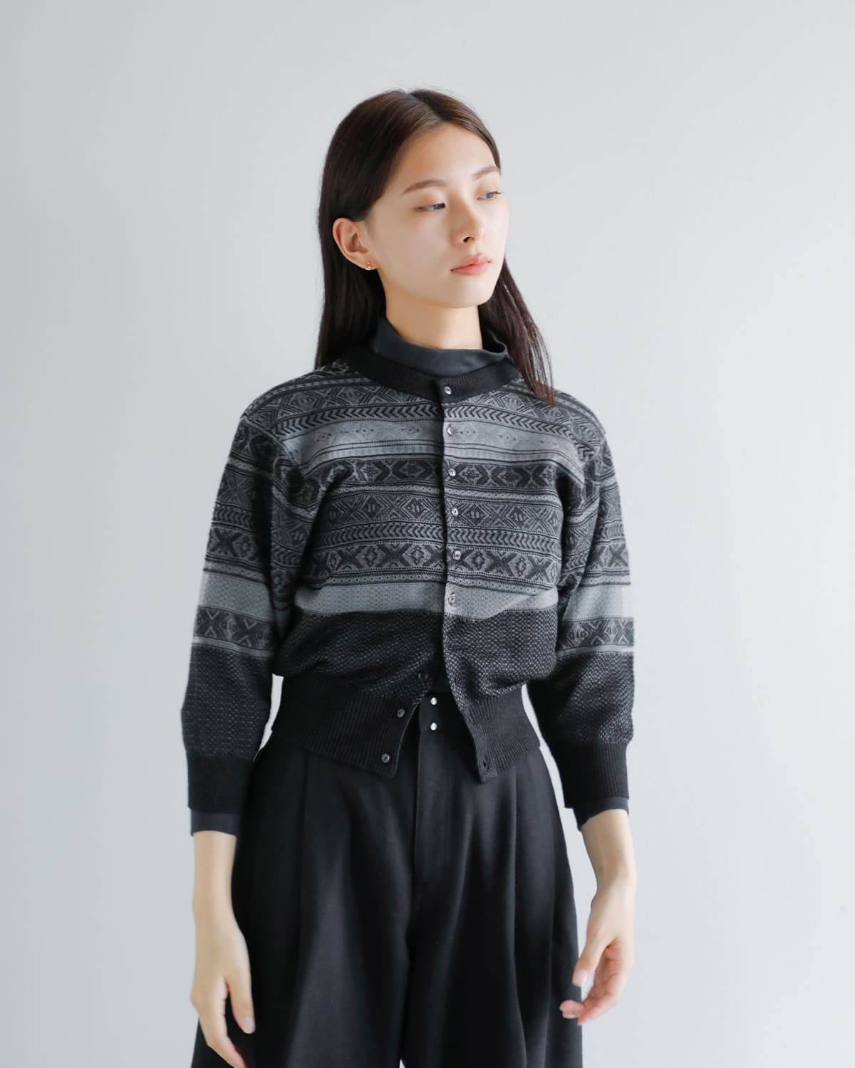 20%OFF】JUN MIKAMI ジュンミカミ ウール モヘア フェアアイル ニット