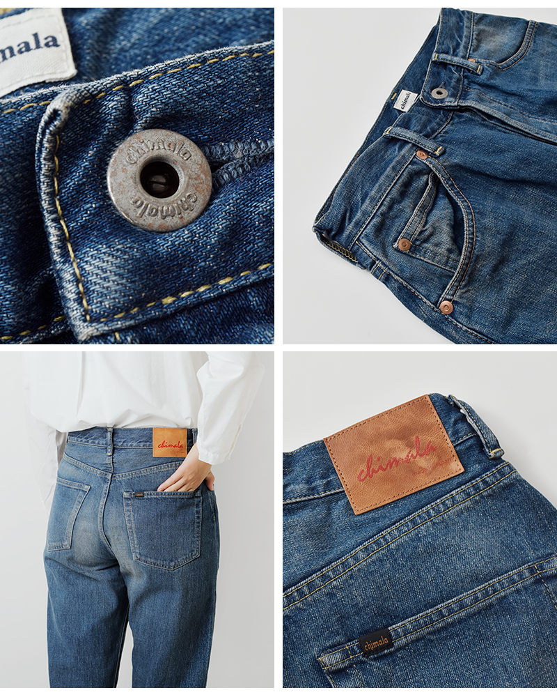 chimala チマラ セルビッチ デニム モンロー カット パンツ cs40-wp04